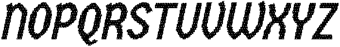 CS Arpheus Disco Italic otf (400) Font UPPERCASE