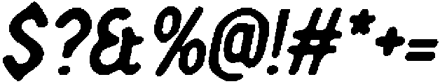 CS Arpheus Drawn Italic otf (400) Font OTHER CHARS
