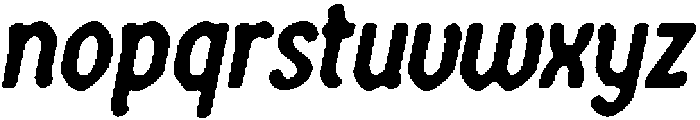 CS Arpheus Drawn Italic otf (400) Font LOWERCASE