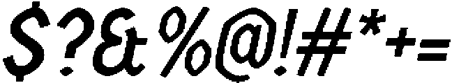 CS Arpheus Italic otf (400) Font OTHER CHARS