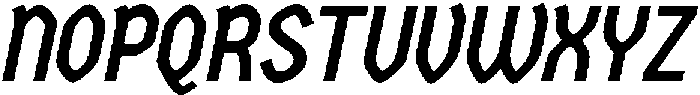 CS Arpheus Italic otf (400) Font UPPERCASE