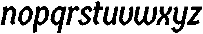 CS Arpheus Italic otf (400) Font LOWERCASE