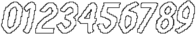 CS Arpheus Pixel Outline otf (400) Font OTHER CHARS