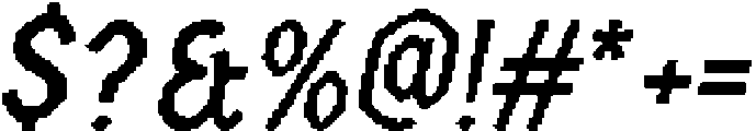 CS Arpheus Pixel Regular otf (400) Font OTHER CHARS