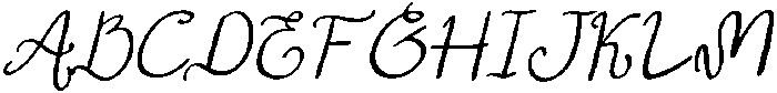 CS Artesia Drawn Italic otf (400) Font UPPERCASE