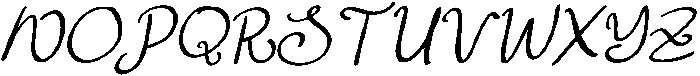 CS Artesia Drawn Italic otf (400) Font UPPERCASE