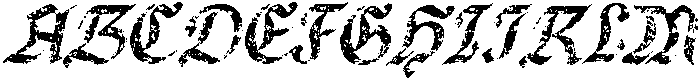CS Arthemis Stamp Italic otf (400) Font UPPERCASE