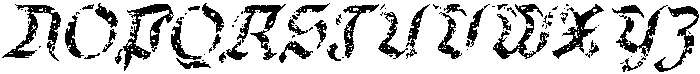 CS Arthemis Stamp Italic otf (400) Font UPPERCASE