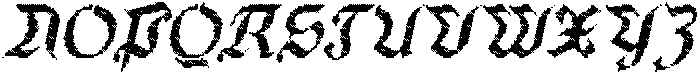 CS Arthemis Stitched Italic otf (400) Font UPPERCASE