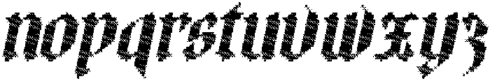 CS Arthemis Stitched Italic otf (400) Font LOWERCASE