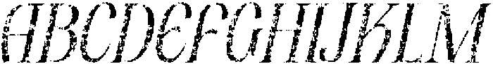 CS Asbury Stamp Italic otf (400) Font UPPERCASE