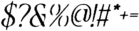 CS Asena Drawn Italic otf (400) Font OTHER CHARS