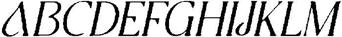 CS Asena Drawn Italic otf (400) Font UPPERCASE