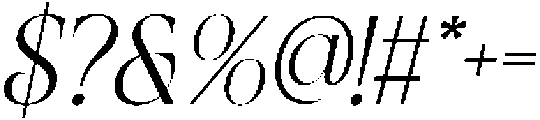CS Asena Italic otf (400) Font OTHER CHARS