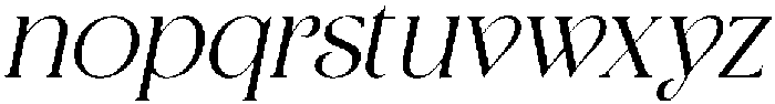 CS Asena Italic otf (400) Font LOWERCASE