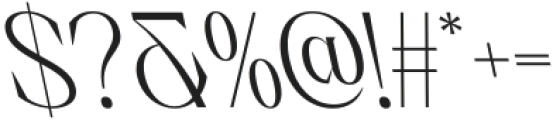 CS Asher Reverse Italic otf (400) Font OTHER CHARS