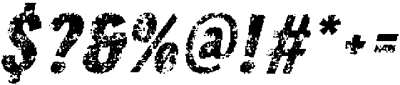 CS Asteroid Stamp Italic otf (400) Font OTHER CHARS