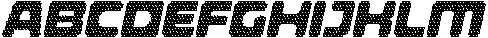 CS Atreon Disco Italic otf (400) Font UPPERCASE