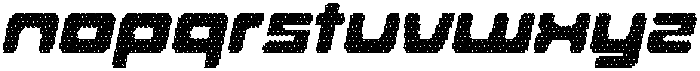 CS Atreon Disco Italic otf (400) Font LOWERCASE