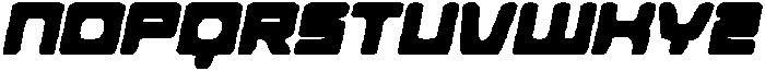 CS Atreon Drawn Italic otf (400) Font UPPERCASE