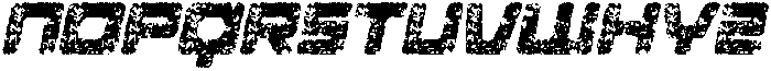 CS Atreon Stamp Italic otf (400) Font UPPERCASE