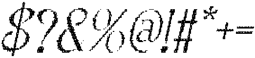 CS Augusta Disco Italic otf (400) Font OTHER CHARS