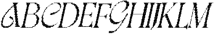 CS Augusta Disco Italic otf (400) Font UPPERCASE