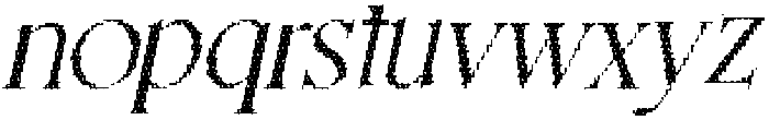 CS Augusta Disco Italic otf (400) Font LOWERCASE
