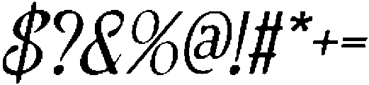 CS Augusta Drawn Italic otf (400) Font OTHER CHARS