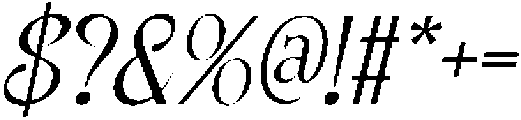 CS Augusta Italic otf (400) Font OTHER CHARS
