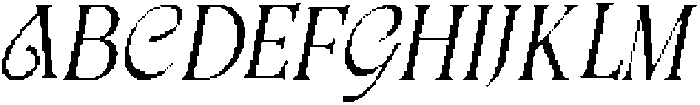CS Augusta Pixel Regular otf (400) Font UPPERCASE