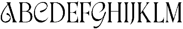 CS Augusta Regular otf (400) Font UPPERCASE