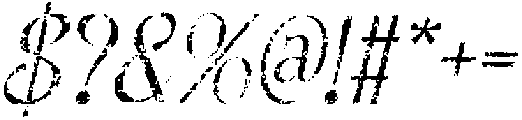 CS Augusta Stamp Italic otf (400) Font OTHER CHARS