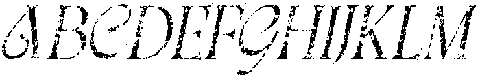 CS Augusta Stamp Italic otf (400) Font UPPERCASE