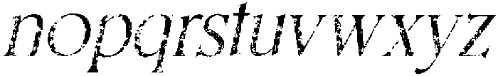 CS Augusta Stamp Italic otf (400) Font LOWERCASE