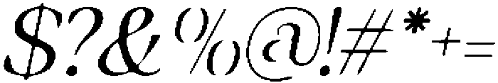 CS Aurellyn Drawn Italic otf (400) Font OTHER CHARS