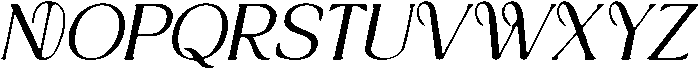 CS Aurellyn Drawn Italic otf (400) Font UPPERCASE