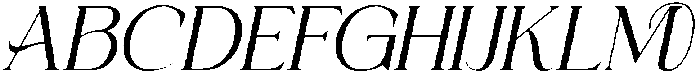 CS Aurellyn Italic otf (400) Font UPPERCASE
