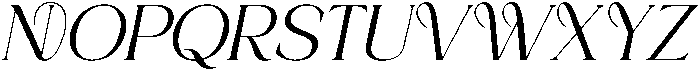 CS Aurellyn Italic otf (400) Font UPPERCASE