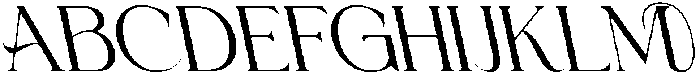 CS Aurellyn Reverse Italic otf (400) Font UPPERCASE