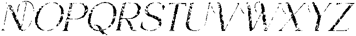 CS Aurellyn Stamp Italic otf (400) Font UPPERCASE