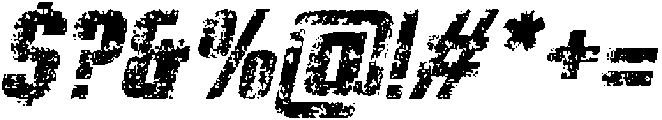 CS Avoid Stamp Italic otf (400) Font OTHER CHARS