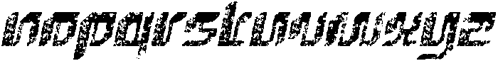 CS Axiome Stamp Italic otf (400) Font LOWERCASE