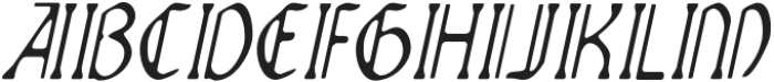 CS Aymeric Drawn Italic otf (400) Font UPPERCASE