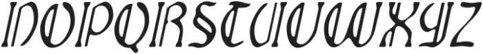 CS Aymeric Drawn Italic otf (400) Font UPPERCASE