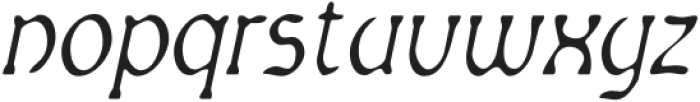 CS Aymeric Drawn Italic otf (400) Font LOWERCASE