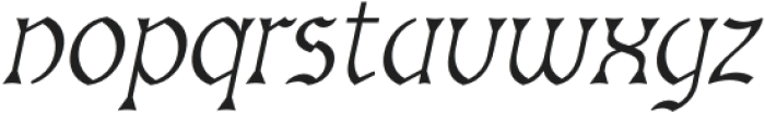 CS Aymeric Italic otf (400) Font LOWERCASE
