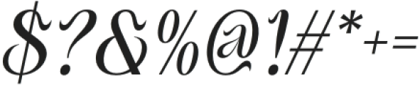 CS Bailey Italic otf (400) Font OTHER CHARS