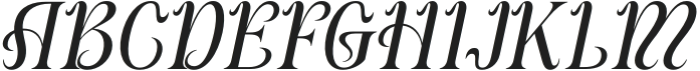 CS Bailey Italic otf (400) Font UPPERCASE