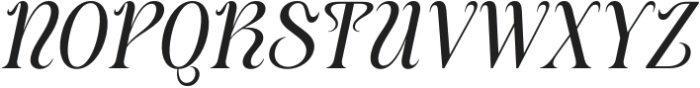 CS Bailey Italic otf (400) Font UPPERCASE